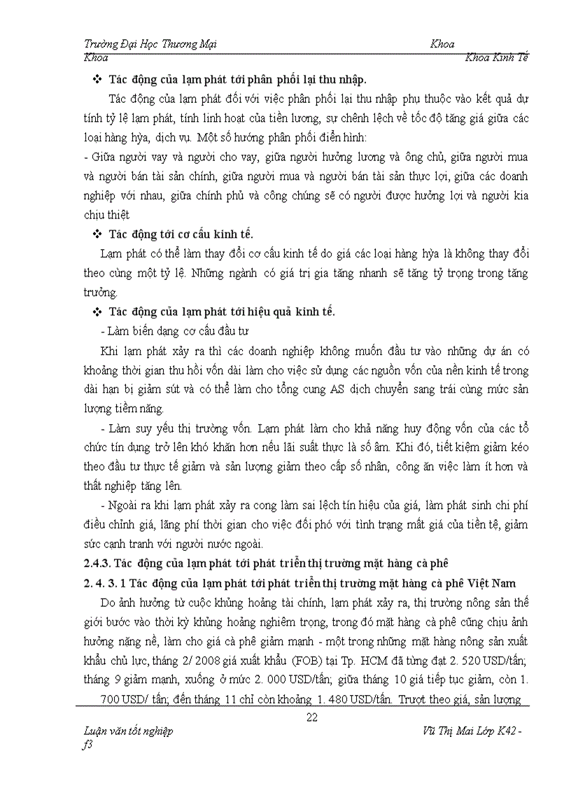 image for page Một số giải pháp nhằm hạn chế ảnh hưởng của lạm phát tới phát triển thị trường mặt hàng cà phê của công ty thực phẩm Miền Bắc