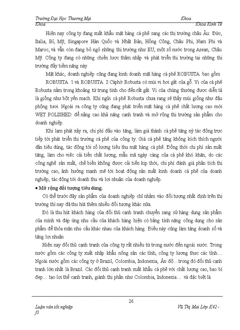 image for page Một số giải pháp nhằm hạn chế ảnh hưởng của lạm phát tới phát triển thị trường mặt hàng cà phê của công ty thực phẩm Miền Bắc