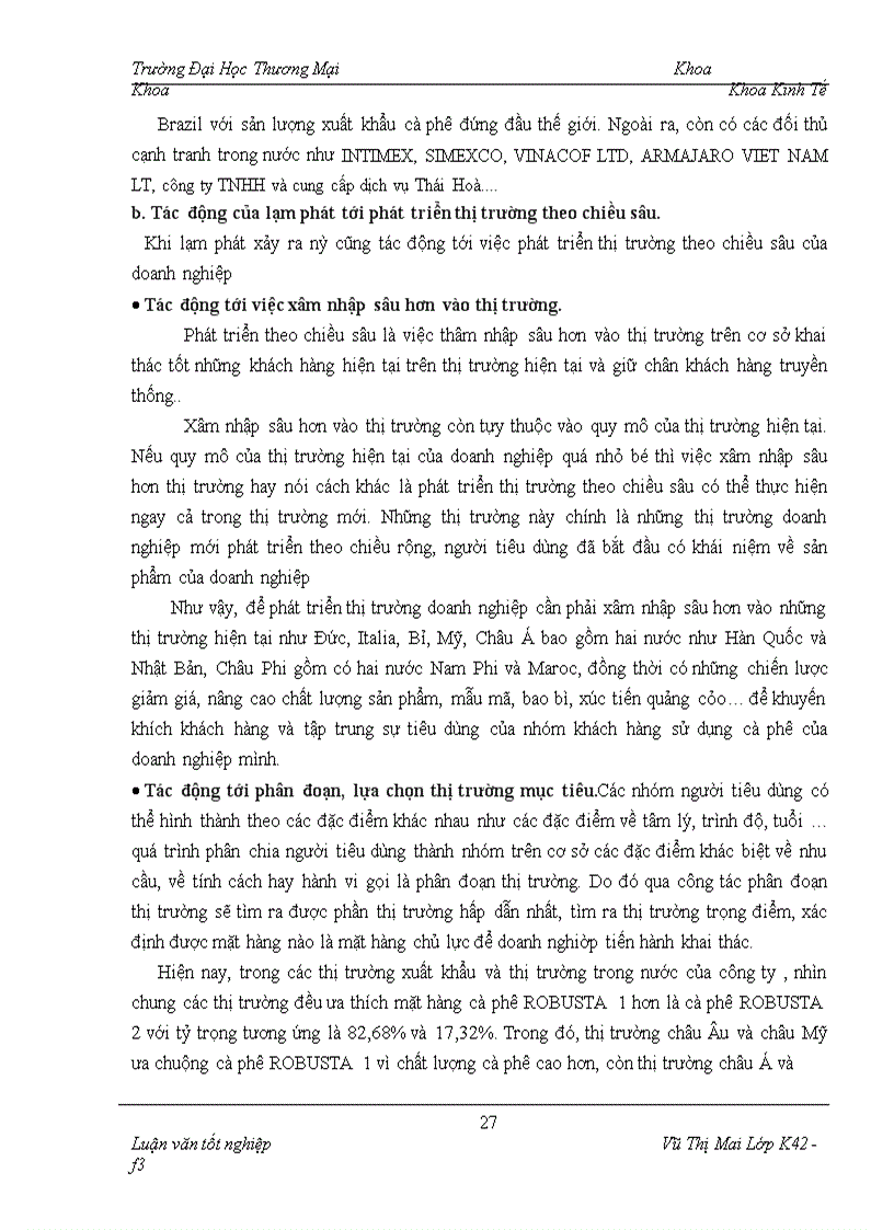 image for page Một số giải pháp nhằm hạn chế ảnh hưởng của lạm phát tới phát triển thị trường mặt hàng cà phê của công ty thực phẩm Miền Bắc