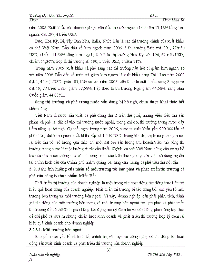 image for page Một số giải pháp nhằm hạn chế ảnh hưởng của lạm phát tới phát triển thị trường mặt hàng cà phê của công ty thực phẩm Miền Bắc