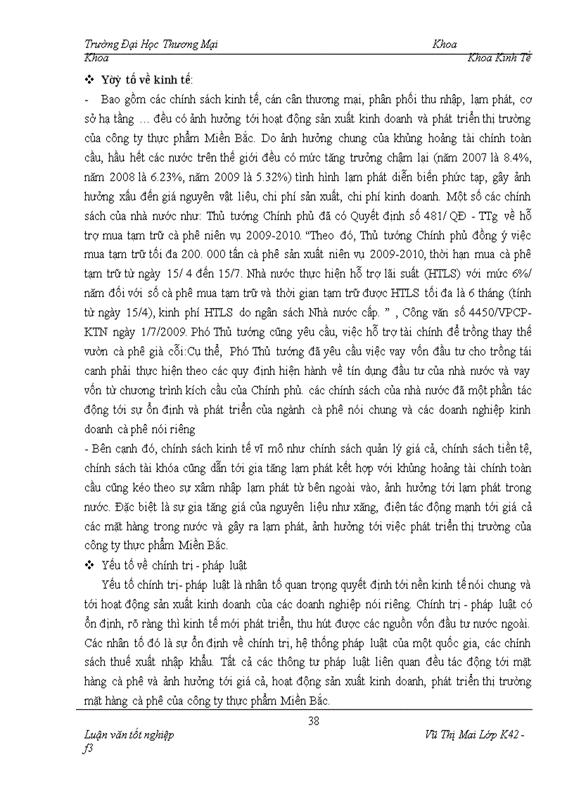 image for page Một số giải pháp nhằm hạn chế ảnh hưởng của lạm phát tới phát triển thị trường mặt hàng cà phê của công ty thực phẩm Miền Bắc