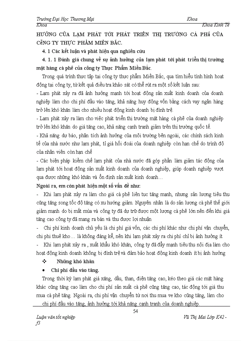 image for page Một số giải pháp nhằm hạn chế ảnh hưởng của lạm phát tới phát triển thị trường mặt hàng cà phê của công ty thực phẩm Miền Bắc