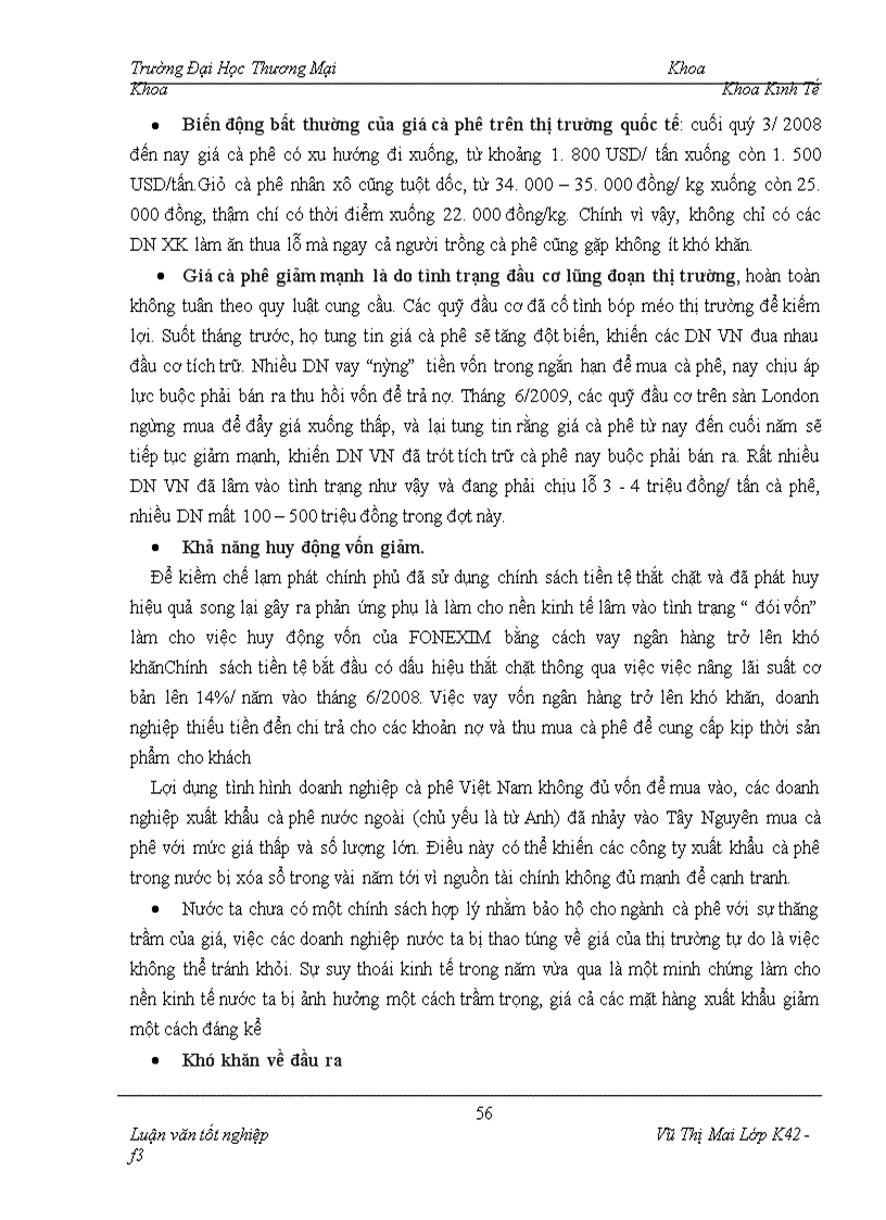 image for page Một số giải pháp nhằm hạn chế ảnh hưởng của lạm phát tới phát triển thị trường mặt hàng cà phê của công ty thực phẩm Miền Bắc