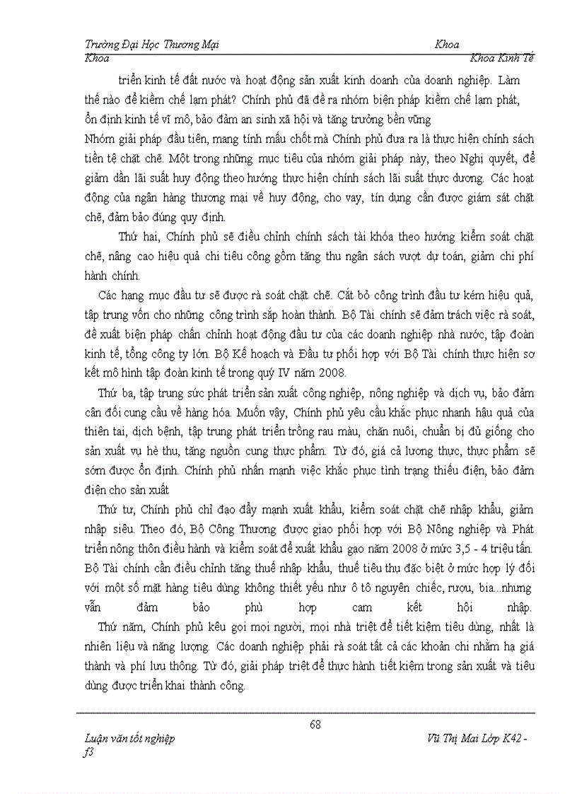 image for page Một số giải pháp nhằm hạn chế ảnh hưởng của lạm phát tới phát triển thị trường mặt hàng cà phê của công ty thực phẩm Miền Bắc