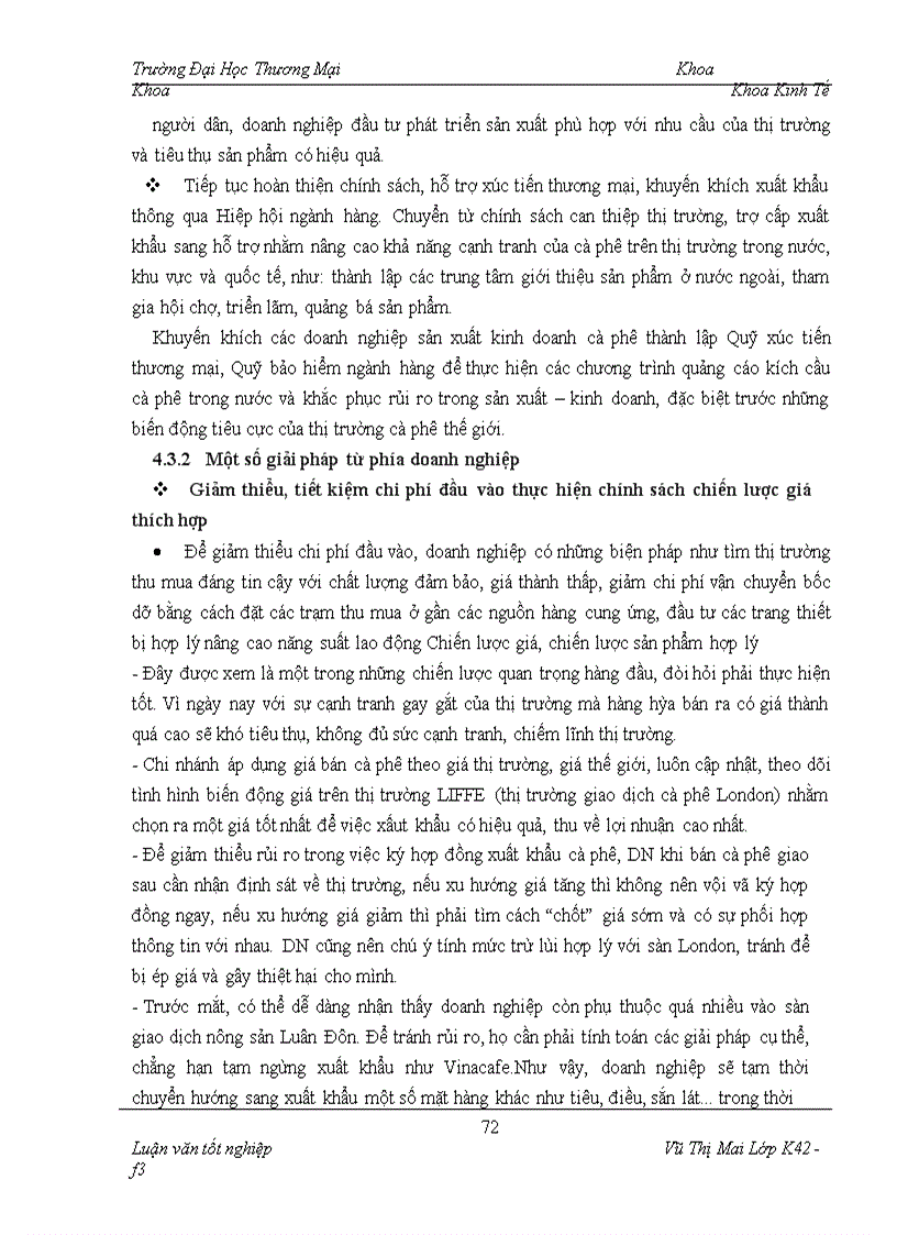 image for page Một số giải pháp nhằm hạn chế ảnh hưởng của lạm phát tới phát triển thị trường mặt hàng cà phê của công ty thực phẩm Miền Bắc