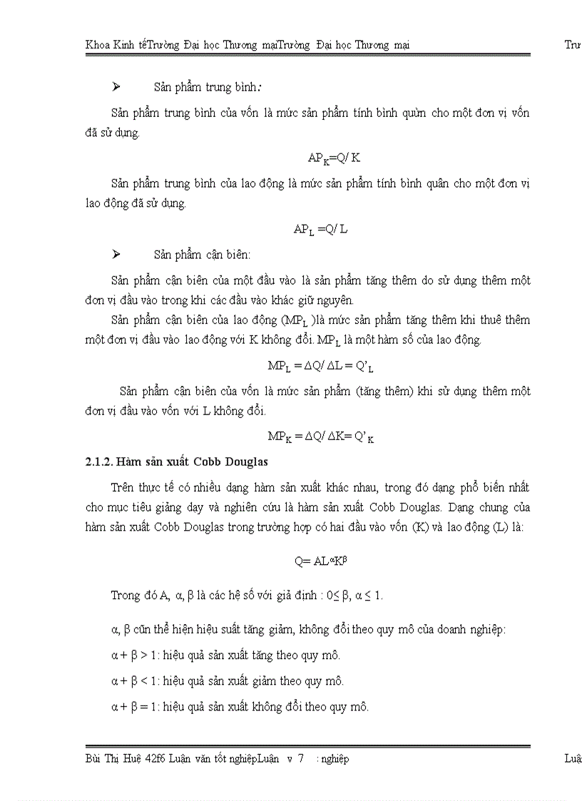 image for page Lựa chọn chi phí sản xuất và sản lượng đầu ra tối ưu để tối đa hóa lợi nhuận tại công ty TNHH ô tô Hoa Mai