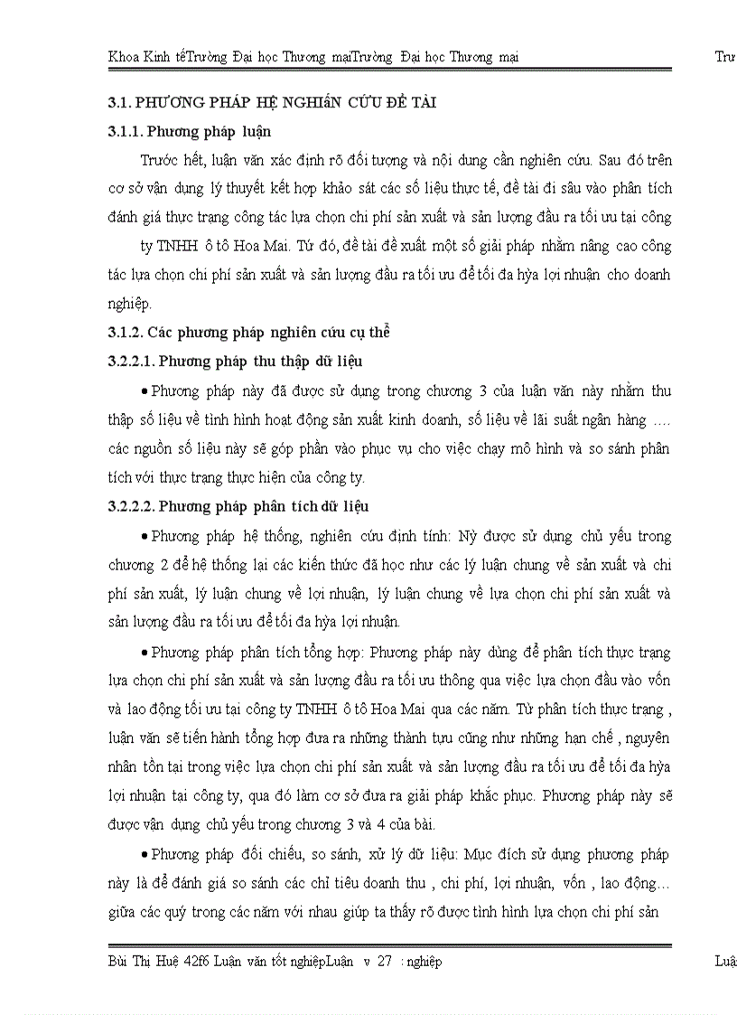image for page Lựa chọn chi phí sản xuất và sản lượng đầu ra tối ưu để tối đa hóa lợi nhuận tại công ty TNHH ô tô Hoa Mai