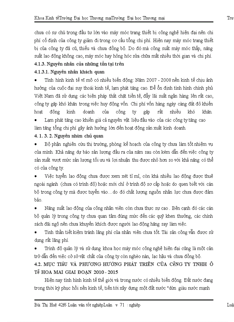 image for page Lựa chọn chi phí sản xuất và sản lượng đầu ra tối ưu để tối đa hóa lợi nhuận tại công ty TNHH ô tô Hoa Mai