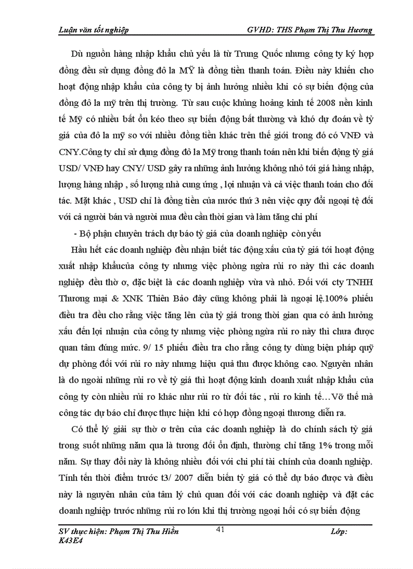 image for page Ảnh hưởng của biến động tỷ giá tới kinh doanh nhập khẩu mặt hàng màng BOPP từ thị trường Trung Quốc của công ty TNHH thương mại & XNK Thiên Bảo