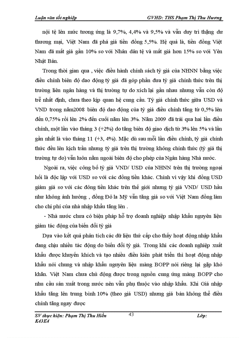 image for page Ảnh hưởng của biến động tỷ giá tới kinh doanh nhập khẩu mặt hàng màng BOPP từ thị trường Trung Quốc của công ty TNHH thương mại & XNK Thiên Bảo