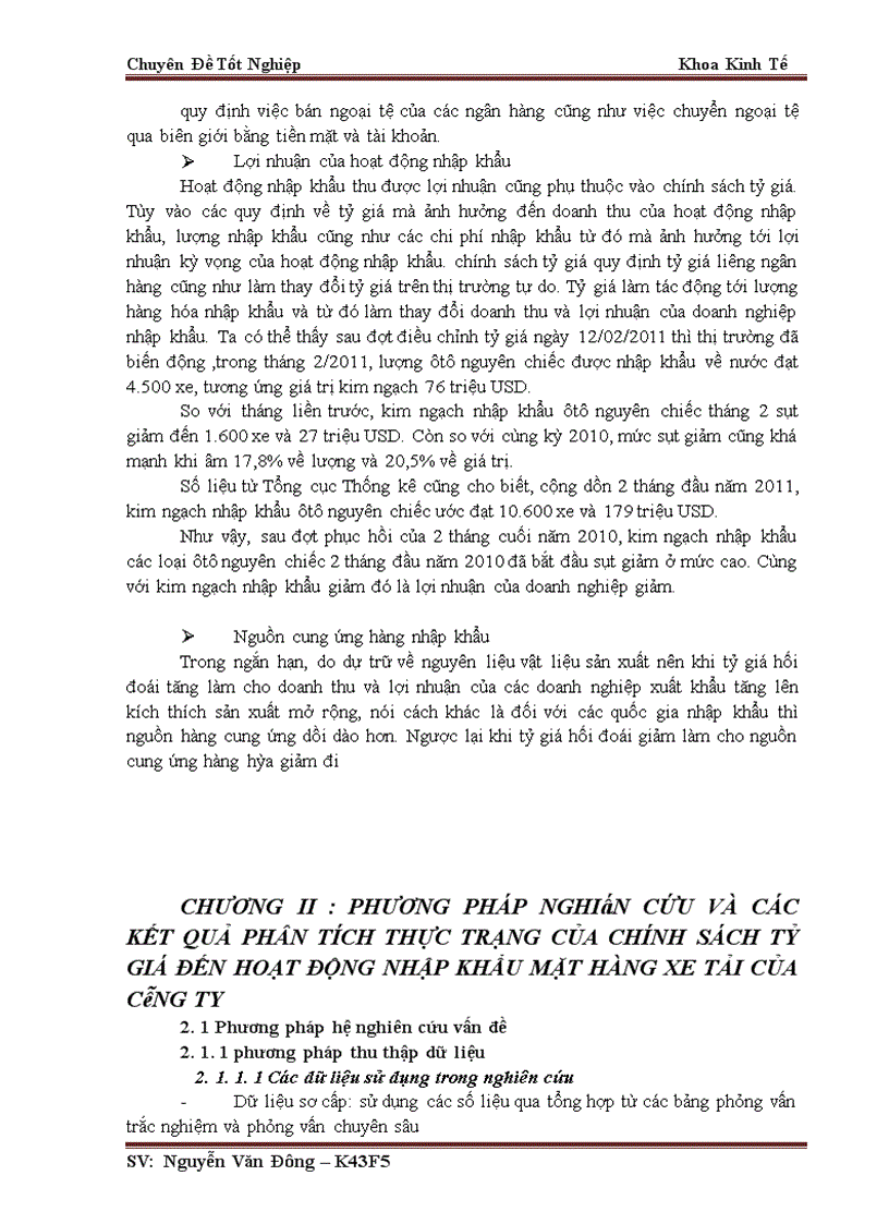 image for page Ảnh hưởng của chính sách tỷ giá hối đoái đến hoạt động nhập khẩu ô tô tải nhẹ từ thị trường Trung Quốc,