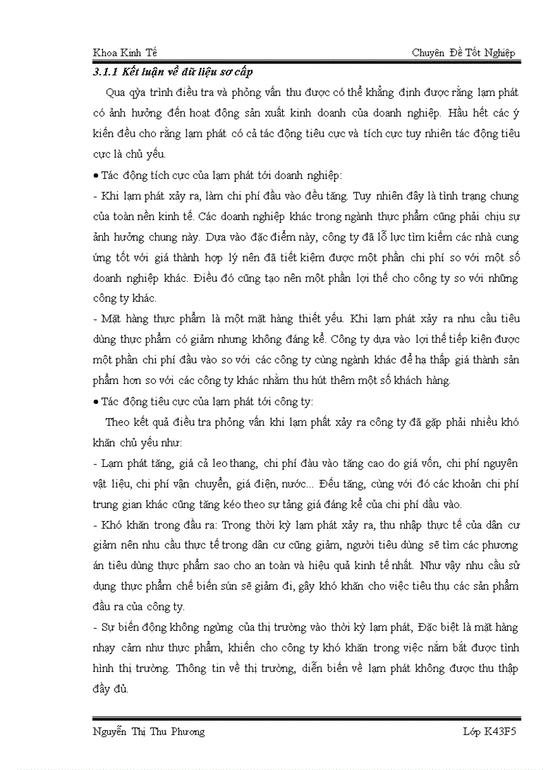 image for page Phân tích ảnh hưởng của lạm phát tới hoạt động sản xuất kinh doanh thực phẩm của Công ty CP thực phẩm Ngôi Sao Xanh