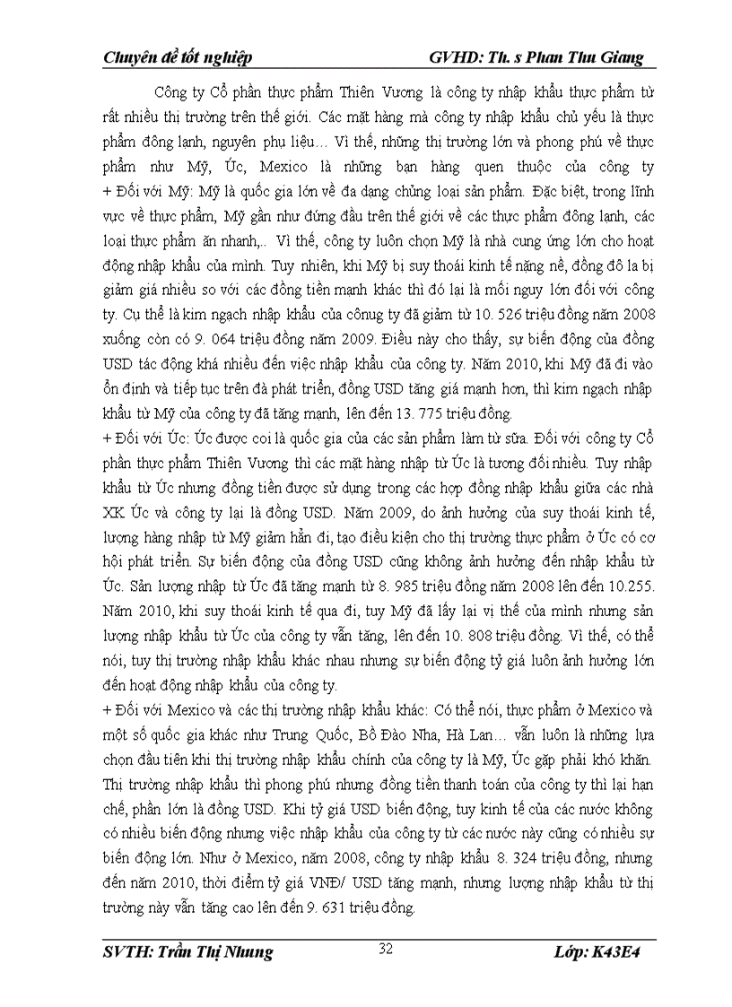 image for page Giải pháp nhằm hạn chế ảnh hưởng của biến động tỷ giá tới hoạt động nhập khẩu của công ty Cổ phần thực phẩm Thiên Vương