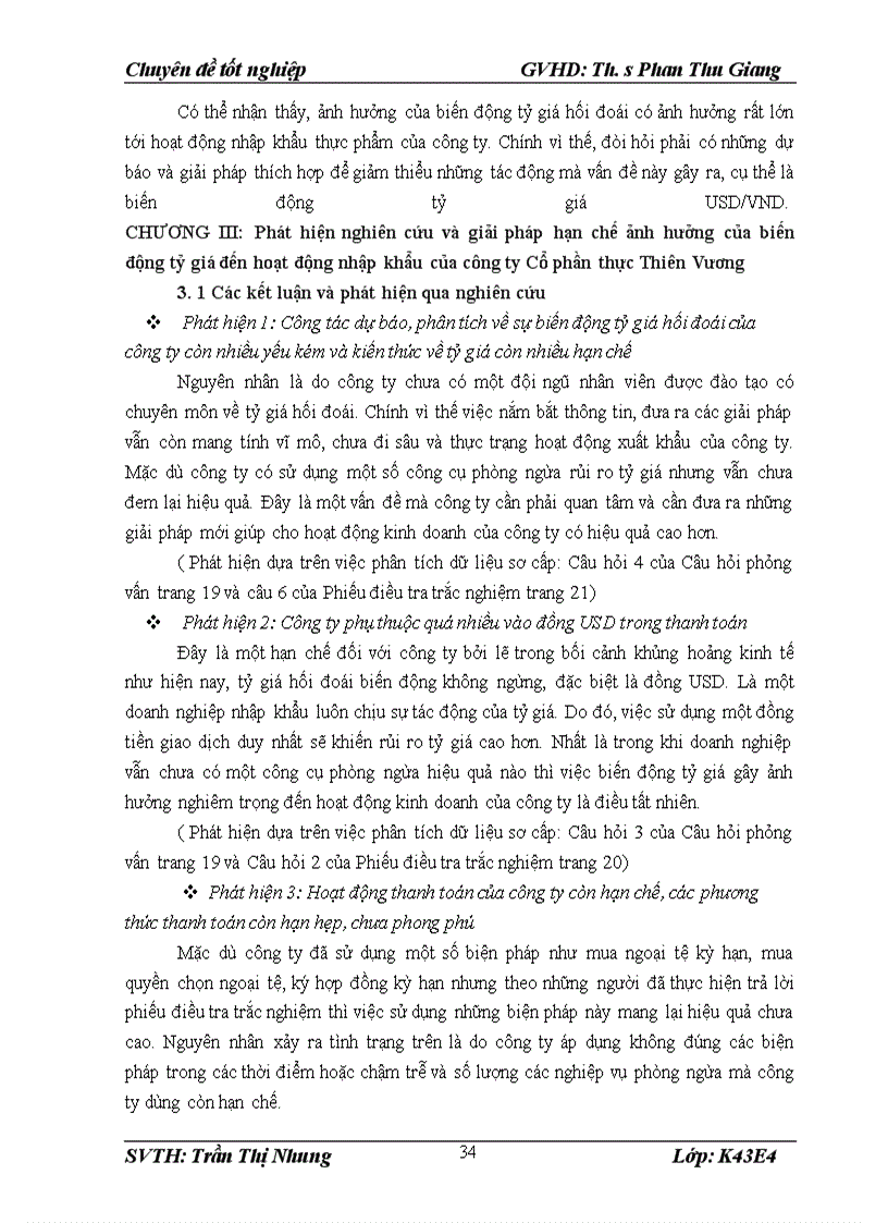 image for page Giải pháp nhằm hạn chế ảnh hưởng của biến động tỷ giá tới hoạt động nhập khẩu của công ty Cổ phần thực phẩm Thiên Vương