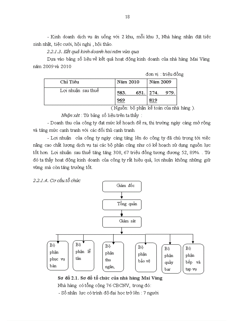 image for page Giải pháp nâng cao chất lượng dịch vụ ăn uống tại nhà hàng Mai Vàng