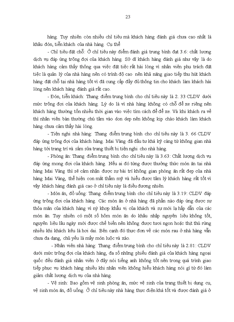 image for page Giải pháp nâng cao chất lượng dịch vụ ăn uống tại nhà hàng Mai Vàng