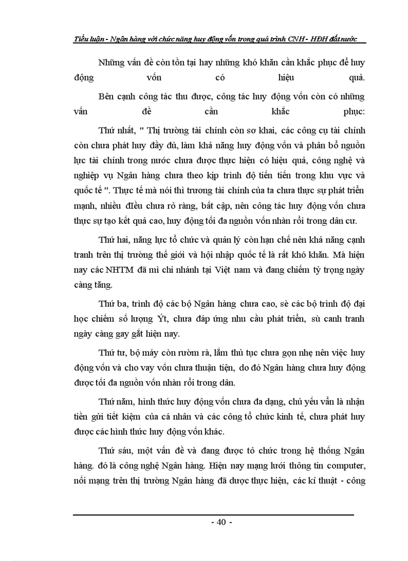 image for page Ngân hàng với chức năng huy động vốn trong quá trình CNH-HĐH đất nước
