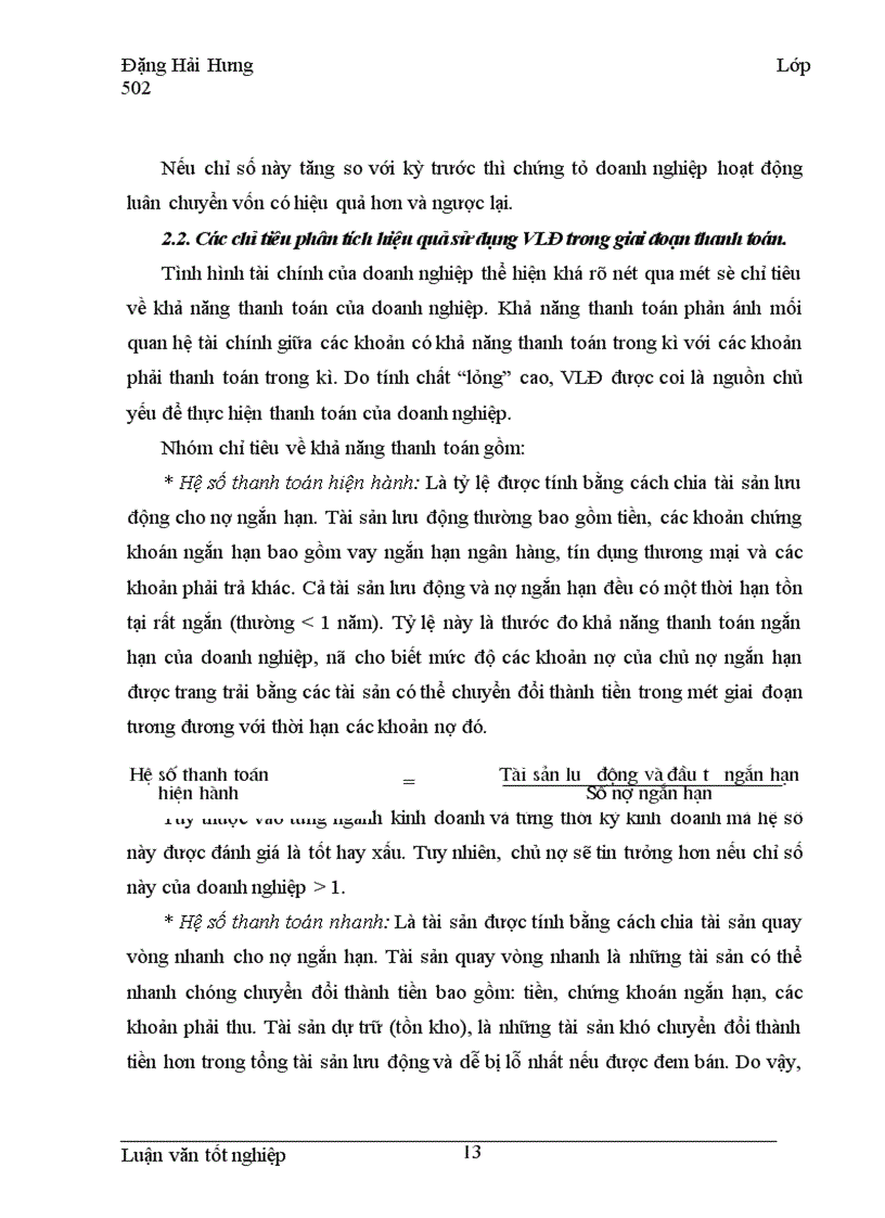 image for page Một số giải pháp nhằm nâng cao hiệu quả vốn lưu động (VLĐ) tại Công ty Chế tạo Điện cơ Hà nội