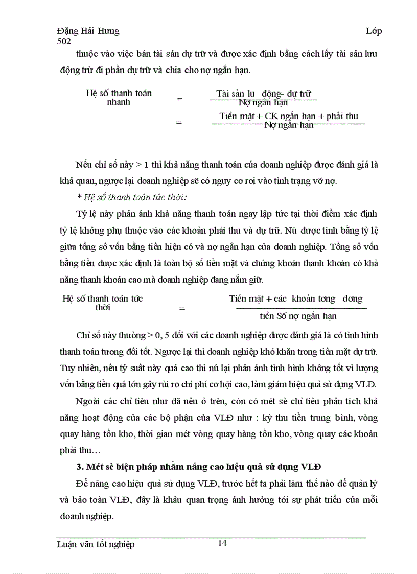 image for page Một số giải pháp nhằm nâng cao hiệu quả vốn lưu động (VLĐ) tại Công ty Chế tạo Điện cơ Hà nội