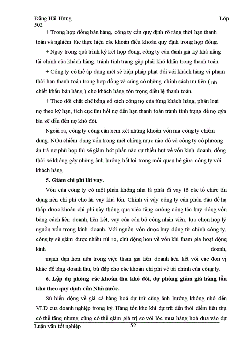 image for page Một số giải pháp nhằm nâng cao hiệu quả vốn lưu động (VLĐ) tại Công ty Chế tạo Điện cơ Hà nội