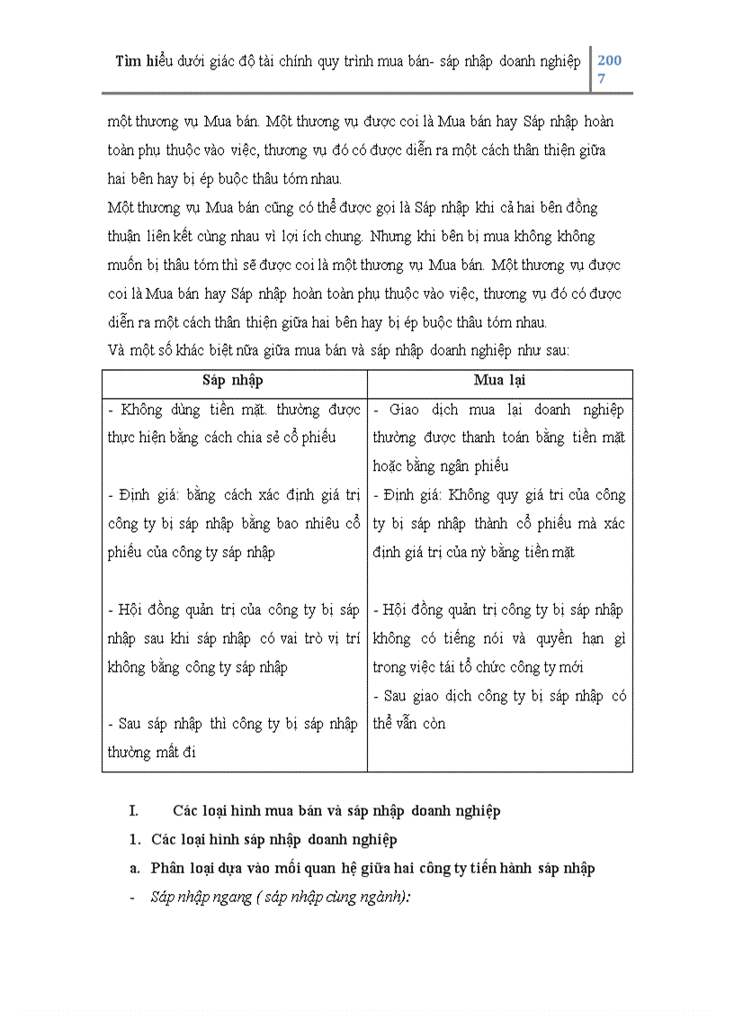 image for page Tìm hiểu dưới giác độ tài chính quy trình mua bán – sáp nhập doanh nghiệp