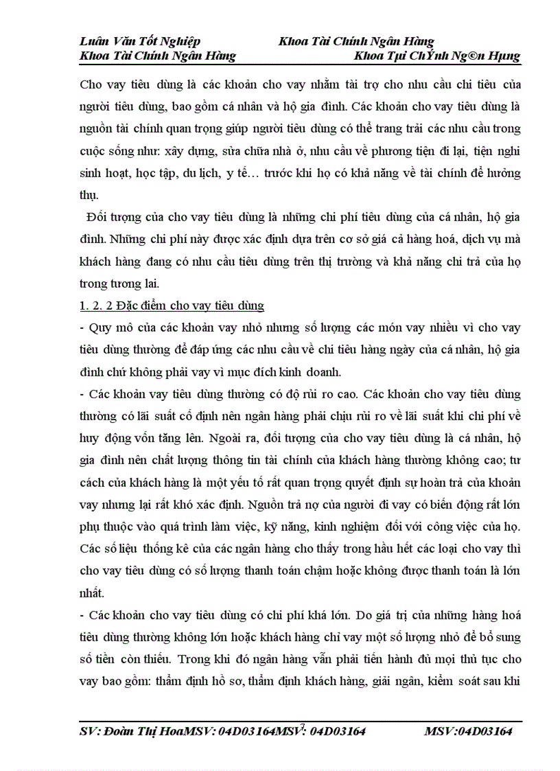 image for page Một số giải pháp nhằm mở rộng hoạt động cho vay tiêu dùng tại PGD Đồng Tâm- NHTMCP Nam Á