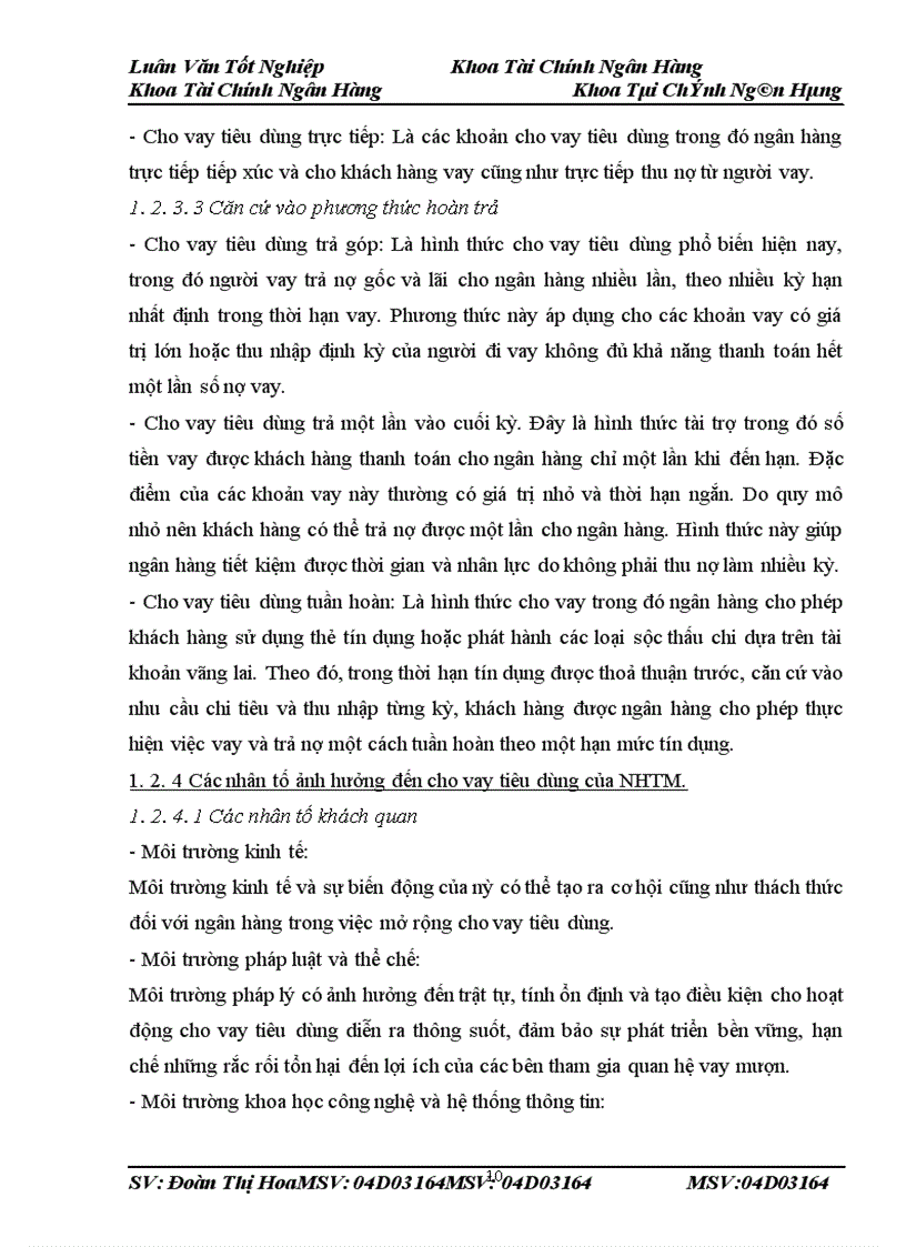 image for page Một số giải pháp nhằm mở rộng hoạt động cho vay tiêu dùng tại PGD Đồng Tâm- NHTMCP Nam Á