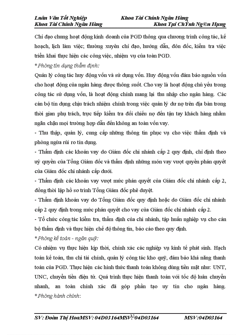 image for page Một số giải pháp nhằm mở rộng hoạt động cho vay tiêu dùng tại PGD Đồng Tâm- NHTMCP Nam Á