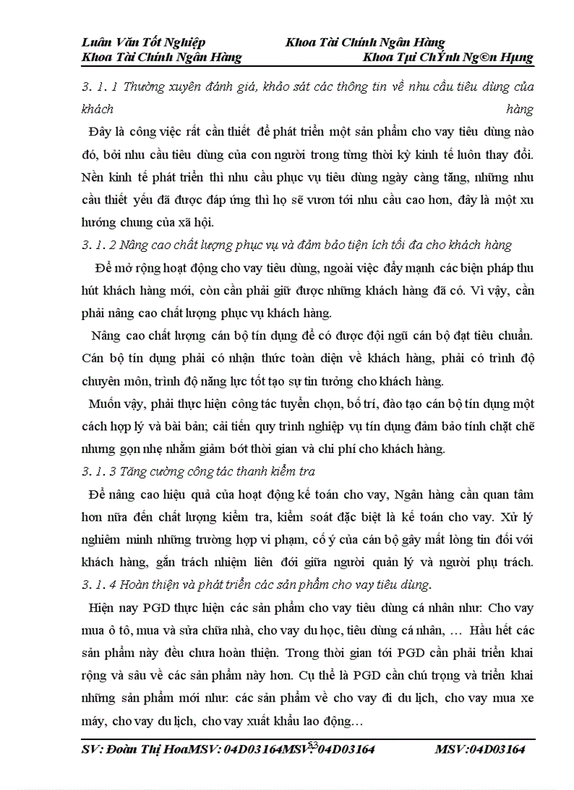 image for page Một số giải pháp nhằm mở rộng hoạt động cho vay tiêu dùng tại PGD Đồng Tâm- NHTMCP Nam Á