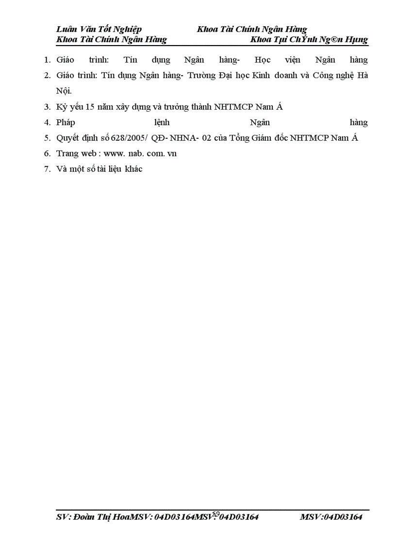 image for page Một số giải pháp nhằm mở rộng hoạt động cho vay tiêu dùng tại PGD Đồng Tâm- NHTMCP Nam Á