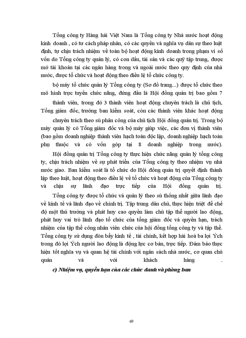 image for page Một số vấn đề về quản lý và nâng cao hiệu quả sử dụng vốn ở Tổng Công ty Hàng hải Việt Nam