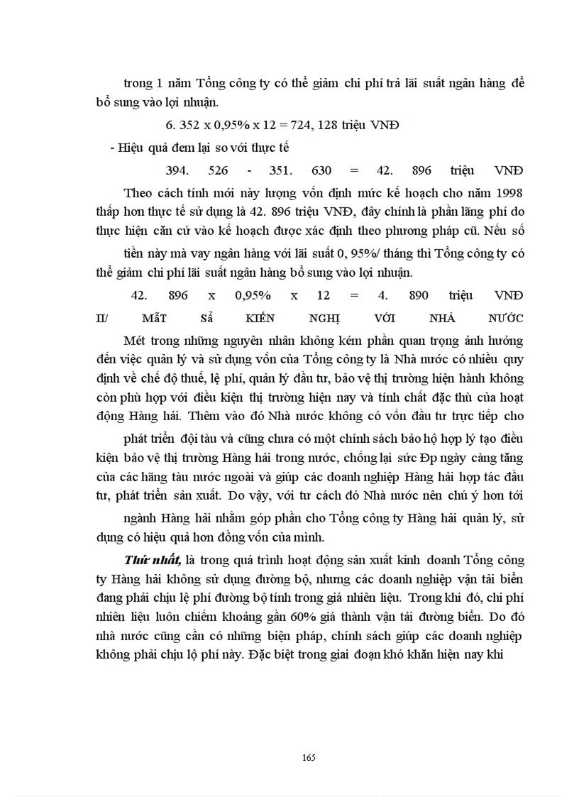 image for page Một số vấn đề về quản lý và nâng cao hiệu quả sử dụng vốn ở Tổng Công ty Hàng hải Việt Nam