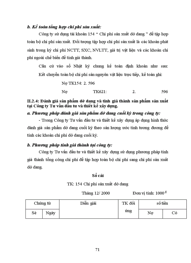 image for page Tổ chức tập hợp chi phí sản xuất và tính giá thành sản phẩm tại Công ty Tư vấn đầu tư và thiết kế xây dựng