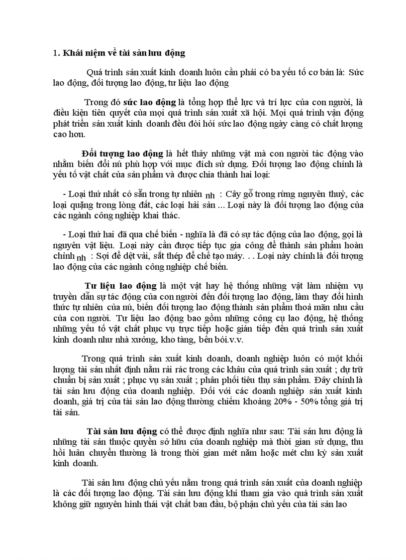 image for page Phân tích tình hình quản lý và hiệu quả sử dụng TSLĐ tại Công ty Công trình Hàng không