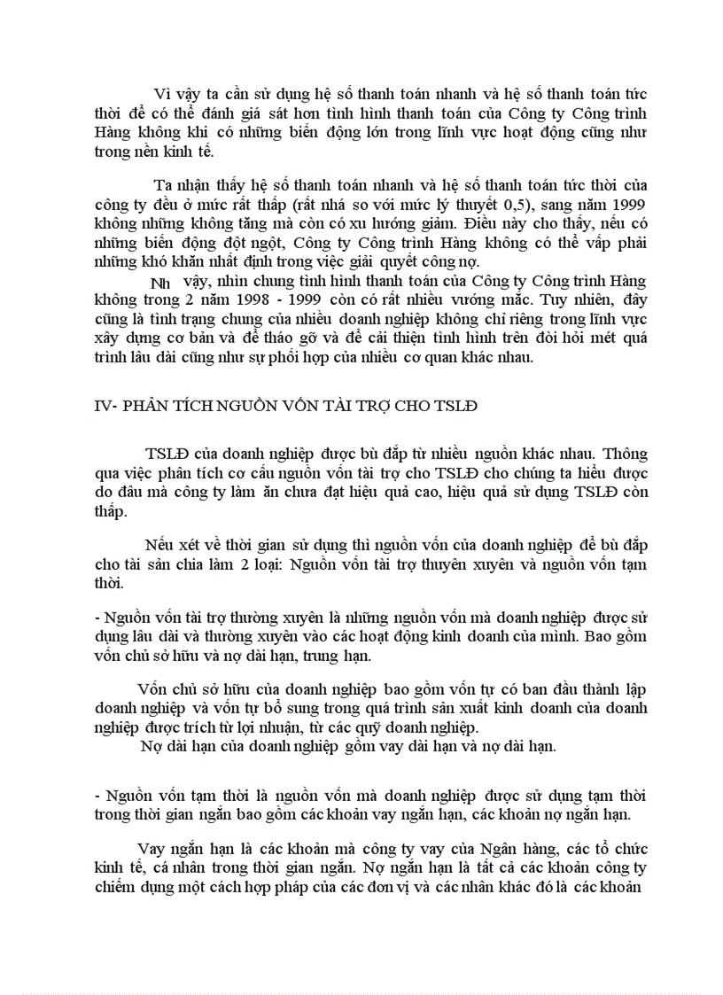 image for page Phân tích tình hình quản lý và hiệu quả sử dụng TSLĐ tại Công ty Công trình Hàng không