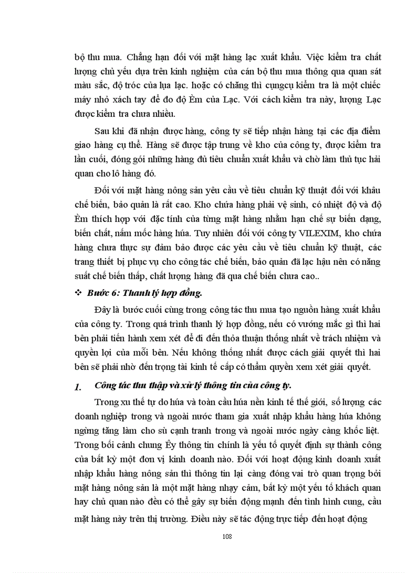 image for page Một số giải pháp chủ yếu nhằm thúc đẩy xuất khẩu hàng nông sản của công ty VILEXIM