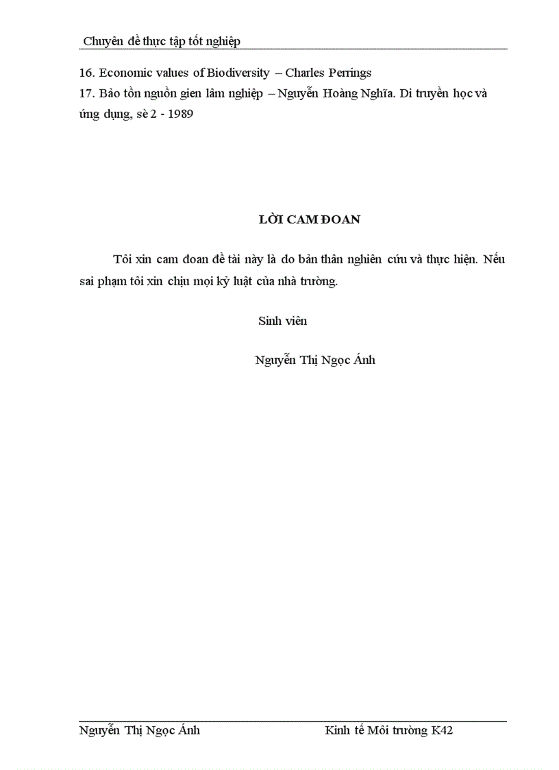 image for page Bước đầu đánh giá tổng giá trị kinh tế của rừng Dẻ xã Hoàng Hoa Thám - Chí Linh - Hải Dương cho việc hoạch định chính sách duy trì rừng Dẻ này