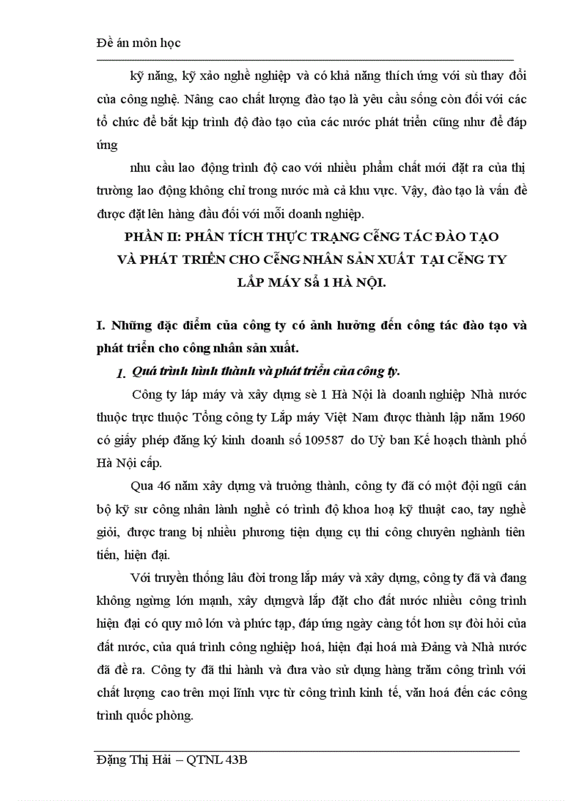 image for page Hoàn thiện công tác đào tạo và phát triển cho công nhân sản xuất tại công ty Lắp máy và Xây dựng số 1 Hà Nội