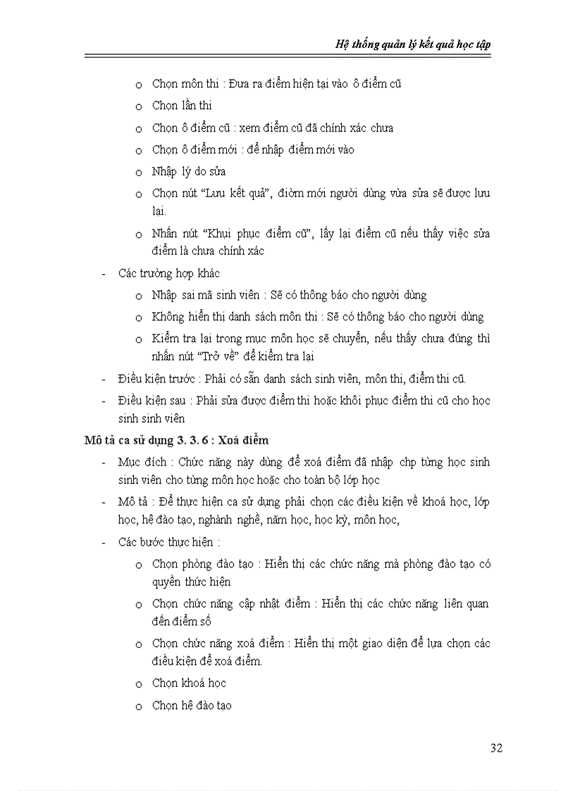 image for page Phân tích và thiết kế hệ thống quản lý kết quả học tập bằng UML