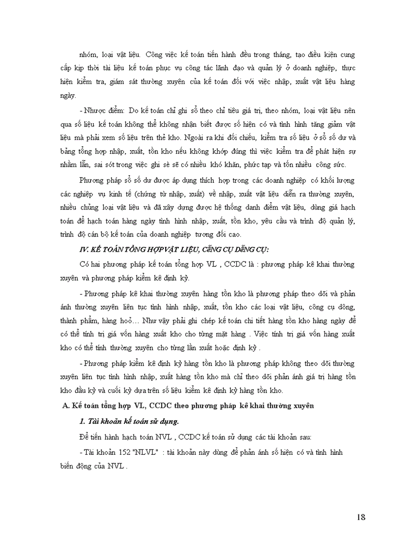 image for page Kế toán nguyên vật liệu, công cụ dụng cụ ở công ty xây dựng Hương Giang-Bộ quốc phòng