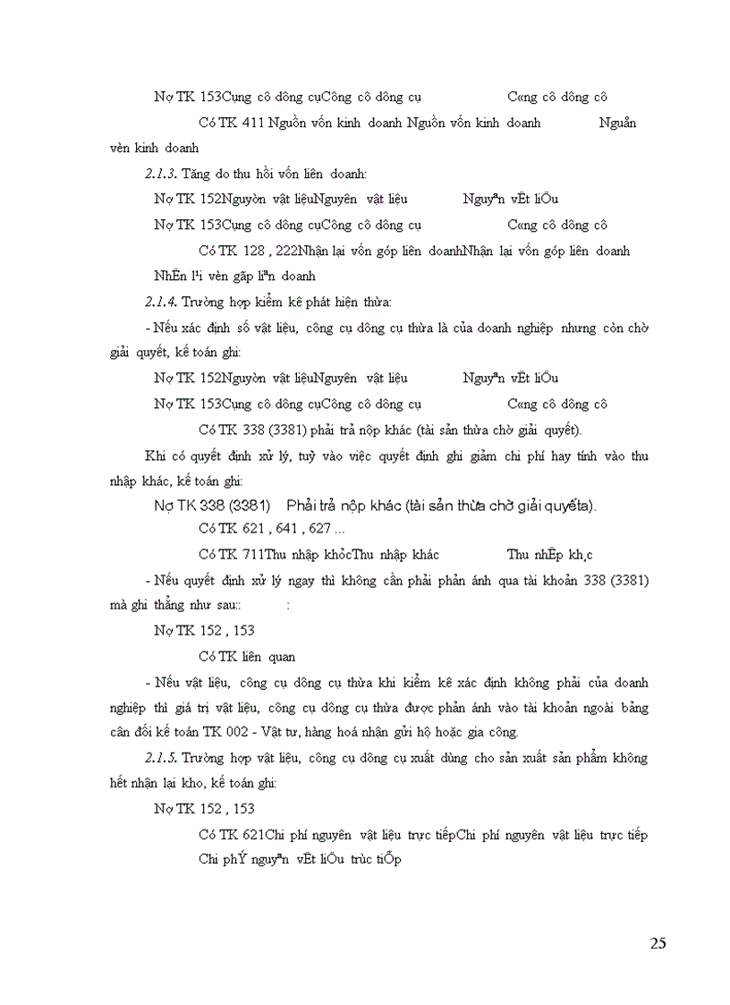 image for page Kế toán nguyên vật liệu, công cụ dụng cụ ở công ty xây dựng Hương Giang-Bộ quốc phòng