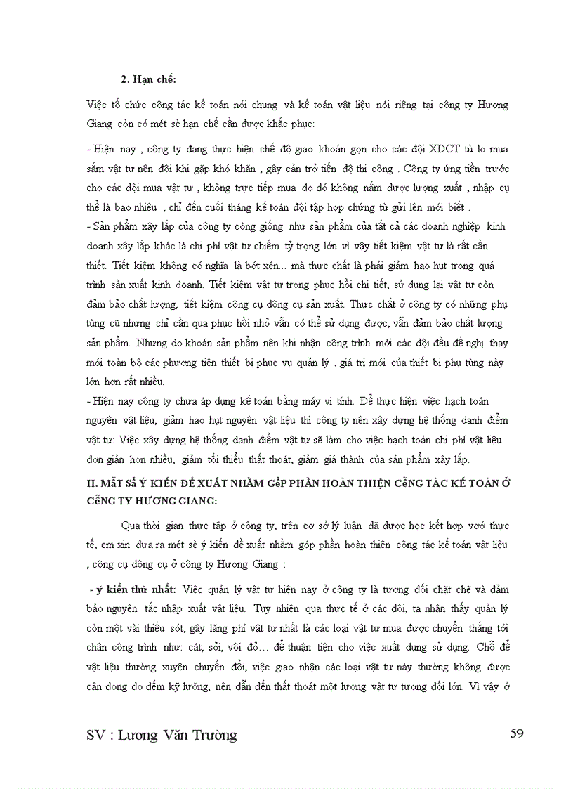 image for page Kế toán nguyên vật liệu, công cụ dụng cụ ở công ty xây dựng Hương Giang-Bộ quốc phòng