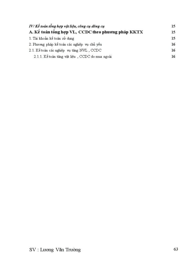 image for page Kế toán nguyên vật liệu, công cụ dụng cụ ở công ty xây dựng Hương Giang-Bộ quốc phòng