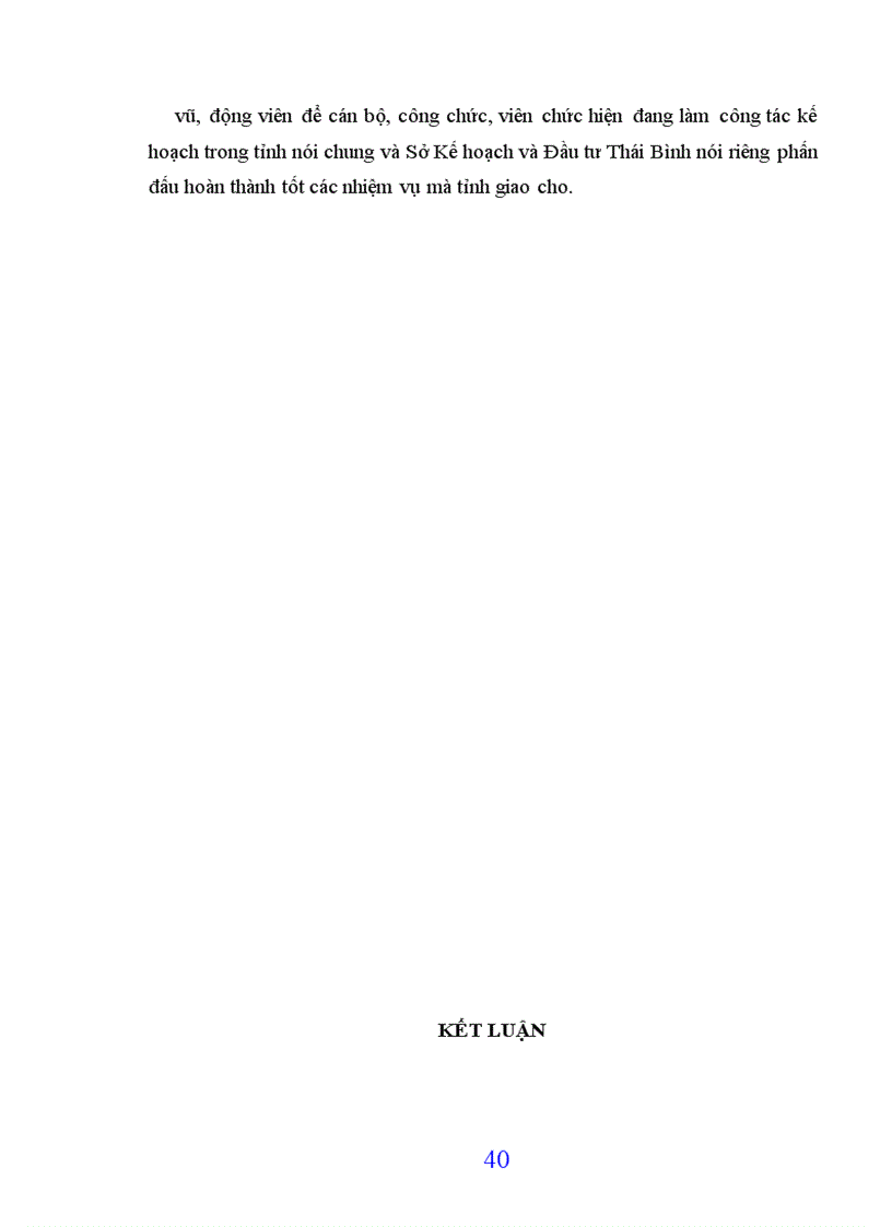 image for page Kết quả hoạt động và những vấn đề đặt ra của Sở Kế hoạch và Đầu tư tỉnh Thái Bình.