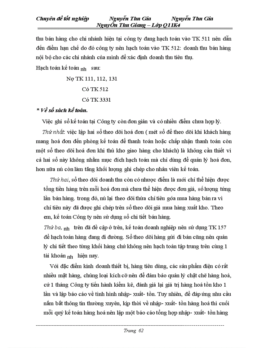 image for page Hoàn thiện công tác kế toán bán hàng và xác định kết quả kinh doanh tại Công ty Cổ phần Thiết bị điện Tam Kim