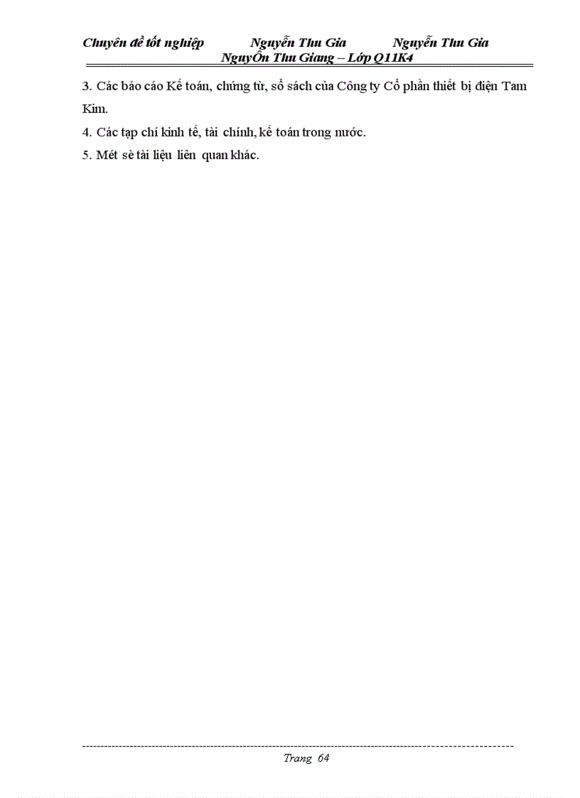 image for page Hoàn thiện công tác kế toán bán hàng và xác định kết quả kinh doanh tại Công ty Cổ phần Thiết bị điện Tam Kim