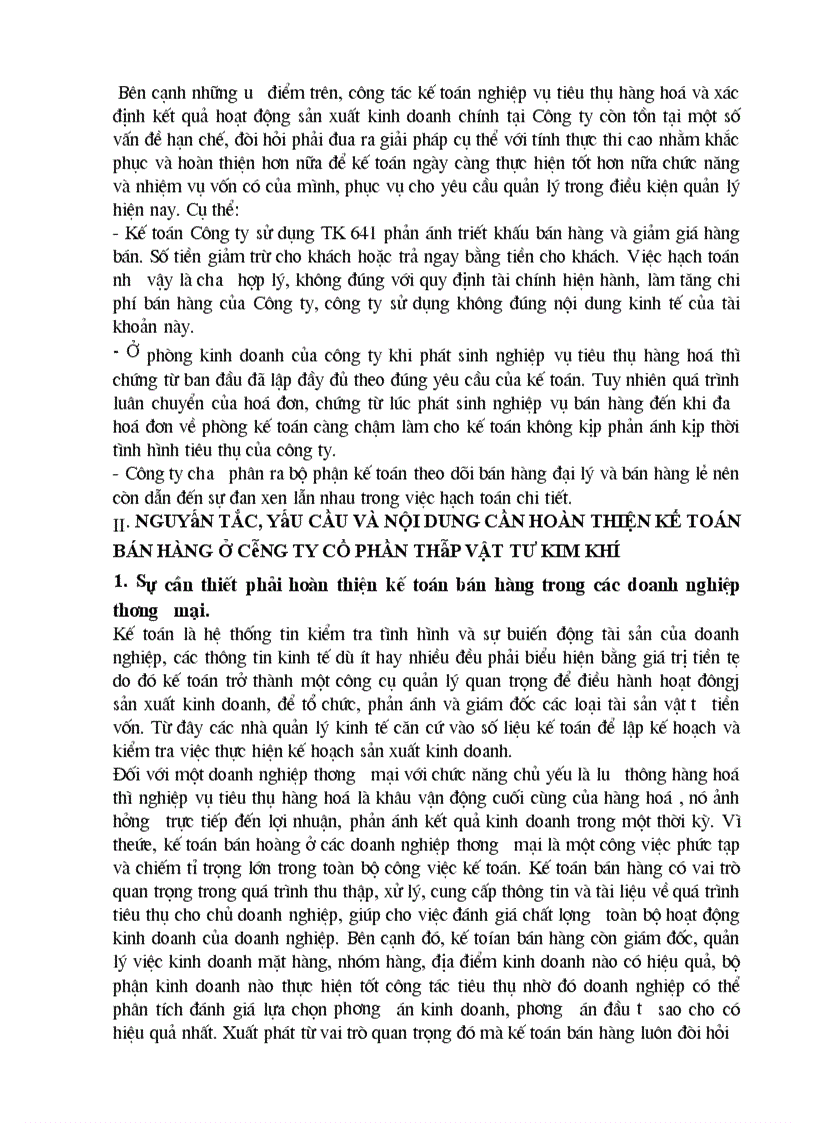 image for page Công tác kế toán tổng hợp và chi tiết tại Công ty Cổ Phần thép vật tư kim khí