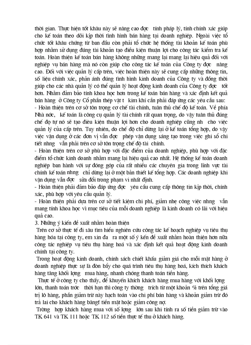 image for page Công tác kế toán tổng hợp và chi tiết tại Công ty Cổ Phần thép vật tư kim khí