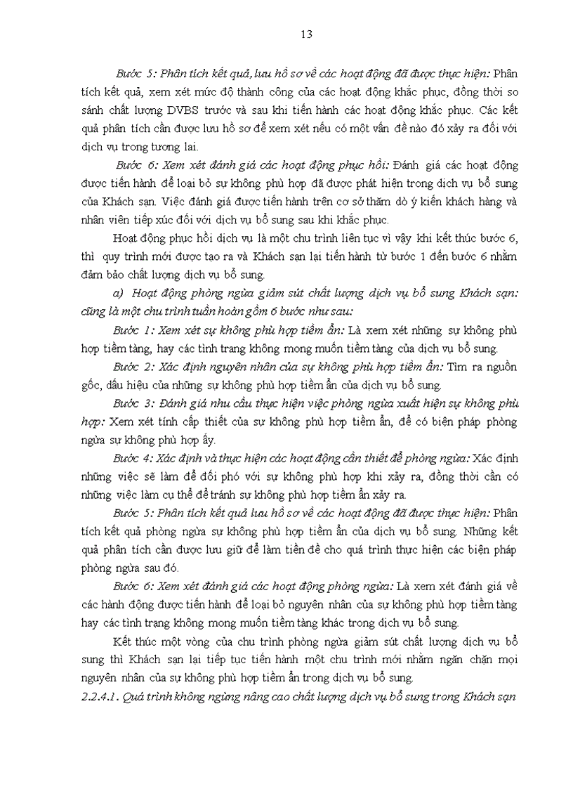 image for page Giải pháp nâng cao chất lượng dịch vụ bổ sung tại Khách sạn Hà Nội