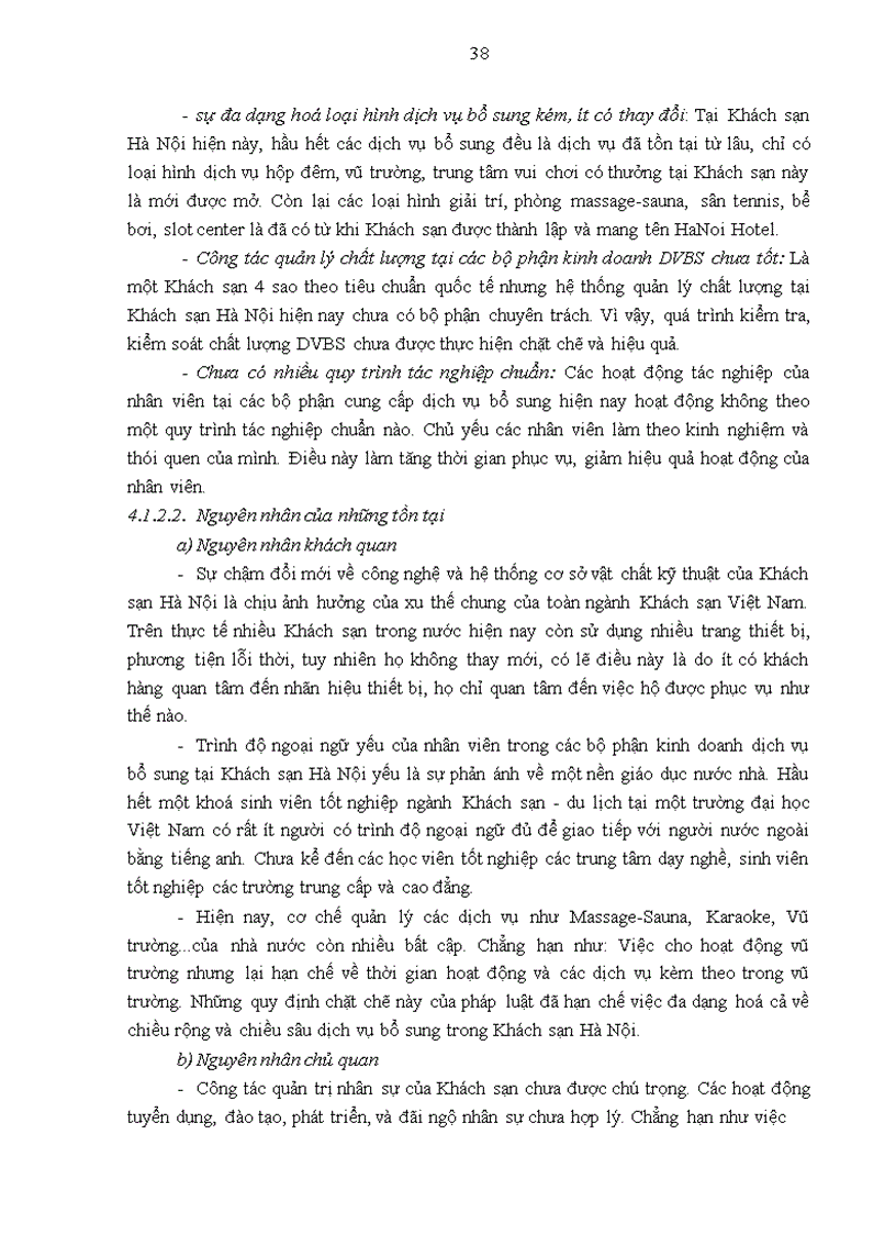image for page Giải pháp nâng cao chất lượng dịch vụ bổ sung tại Khách sạn Hà Nội